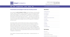 Desktop Screenshot of integralinvestigations.com.au